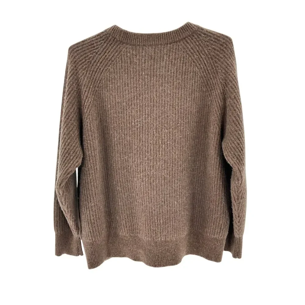 J.Crew Cashmere Brown Crewneck Size S Sweater